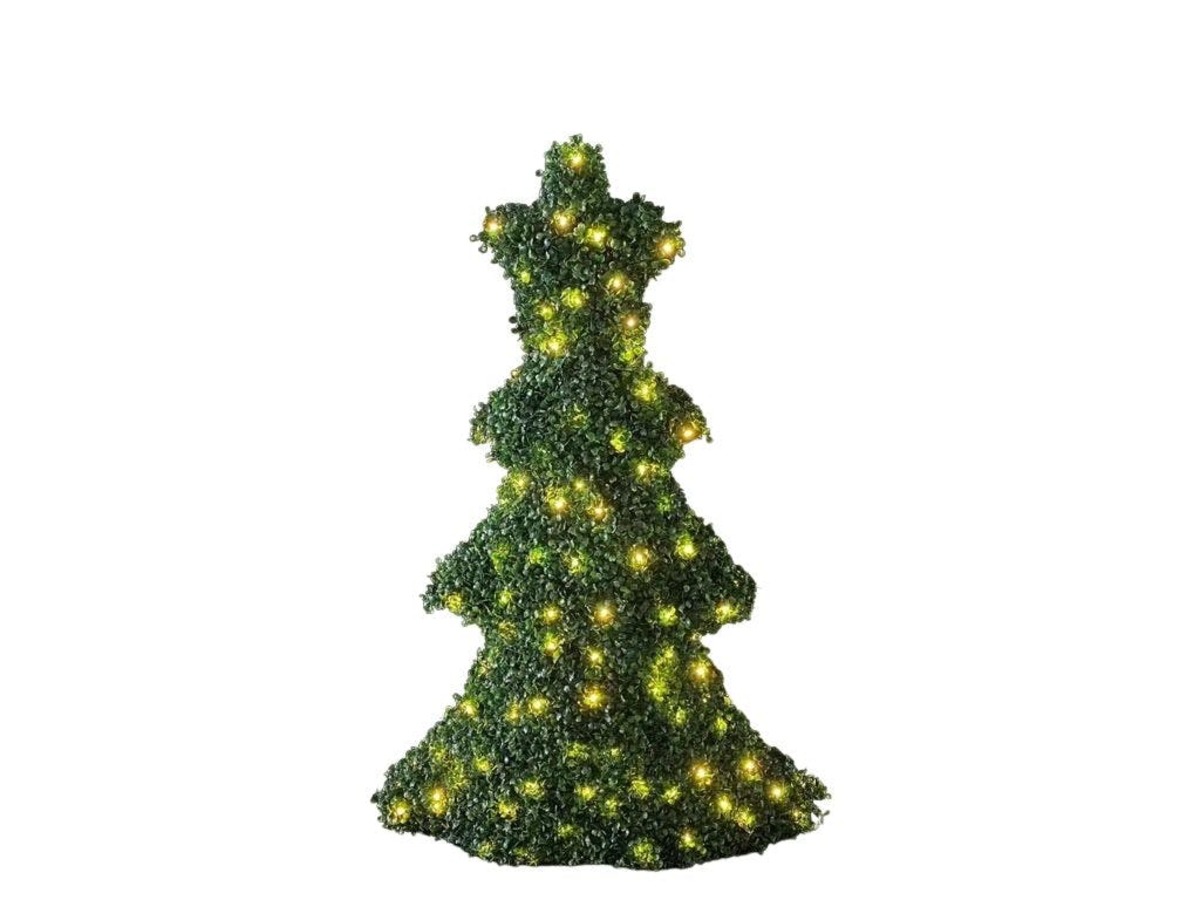 Bild 1 von Tarrington House LED Weihanchtsbaum OGT160SG2, Buchsbaum / Metall / Kunststoff / Kupfer, 66 x 20 x 100 cm, 160 LEDs, 3.6 W, warmweiß