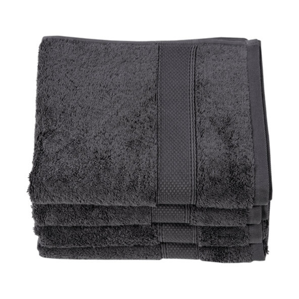 Bild 1 von Handtuch Frottier-Serie Hotel, 2x2er Pack, anthrazit