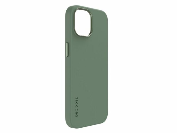 Bild 1 von Decoded Silicone Back Cover, Schutzhülle für iPhone 15, MagSafe, salbeigrün