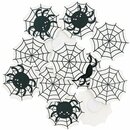 Bild 1 von Ohhh! Lovely! Holzsticker Spinnennetz Mix schwarz-weiß 12 Stück