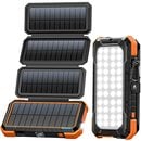 Bild 1 von BLAVOR Solar Powerbank 20000mAh Solarladegerät mit 4 Solarpa