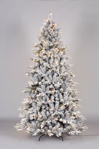 Tarrington House LED Weihnachtsbaum, beleuchtet, Stahl / PVC / PE, Ø 120 x 213 cm, 400 LED Glühbirnen warmweiß