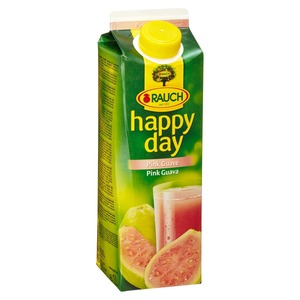 Happy Day Fruchtnektar Pink Guave 25 % Fruchtgehalt Tetra Pack 6 x 1 l (6 l)