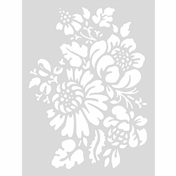Bild 1 von Rico Design Schablone Blumen 18,5x24,5cm selbstklebend