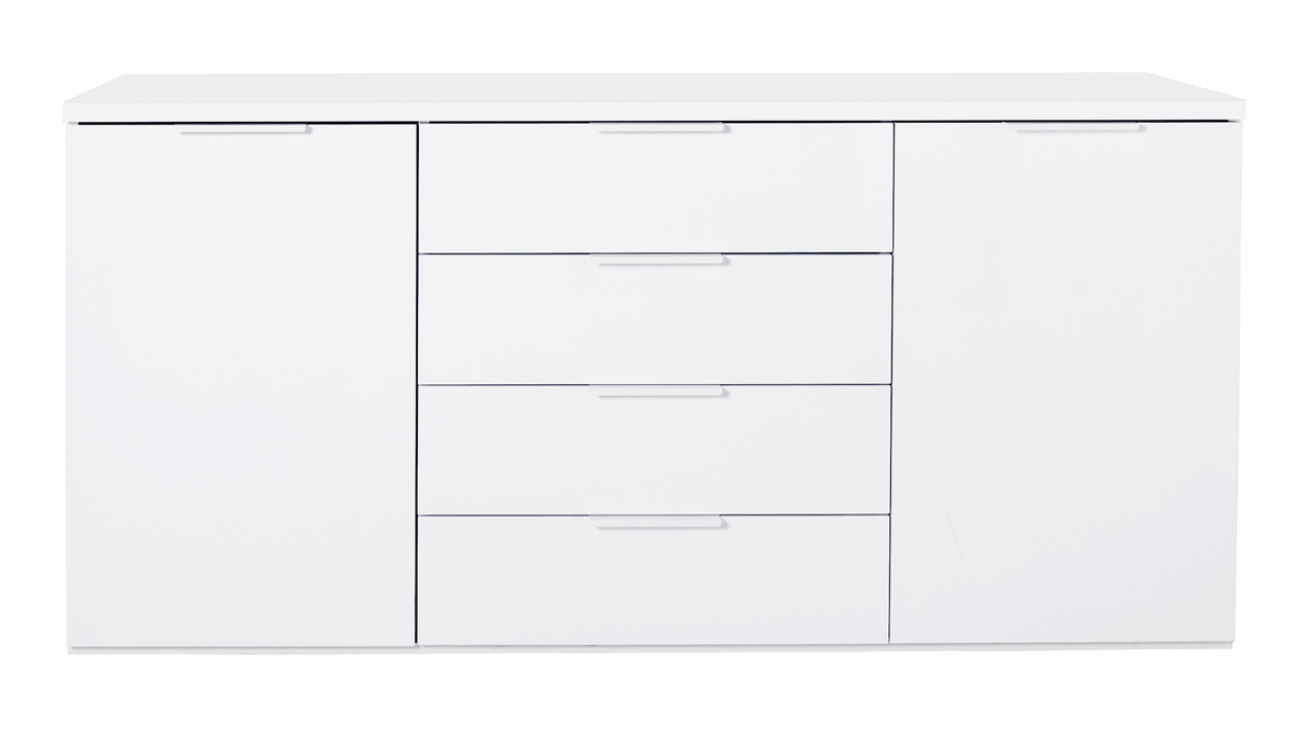 Bild 1 von Sideboard weiß hochglanz 171 x 83 cm 4 Schubladen - MUNDI