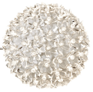 Tarrington House LED-Sakura Ball, PVC, Ø 14.5 cm, 100 LED, 3.6 W, warmweiß