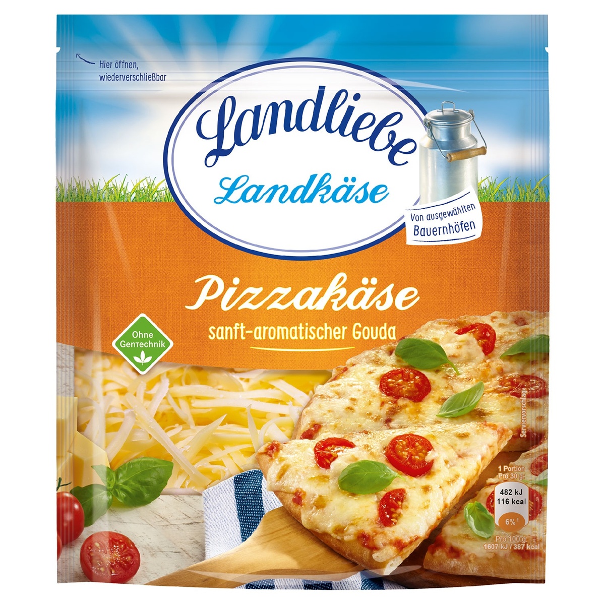 Bild 1 von LANDLIEBE Reibekäse 150 g