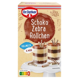 DR. OETKER Schoko-Zebra-Röllchen 75 g