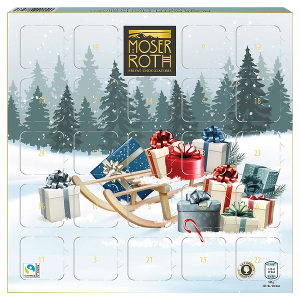 Bild 1 von MOSER ROTH Pralinen-Adventskalender 130 g