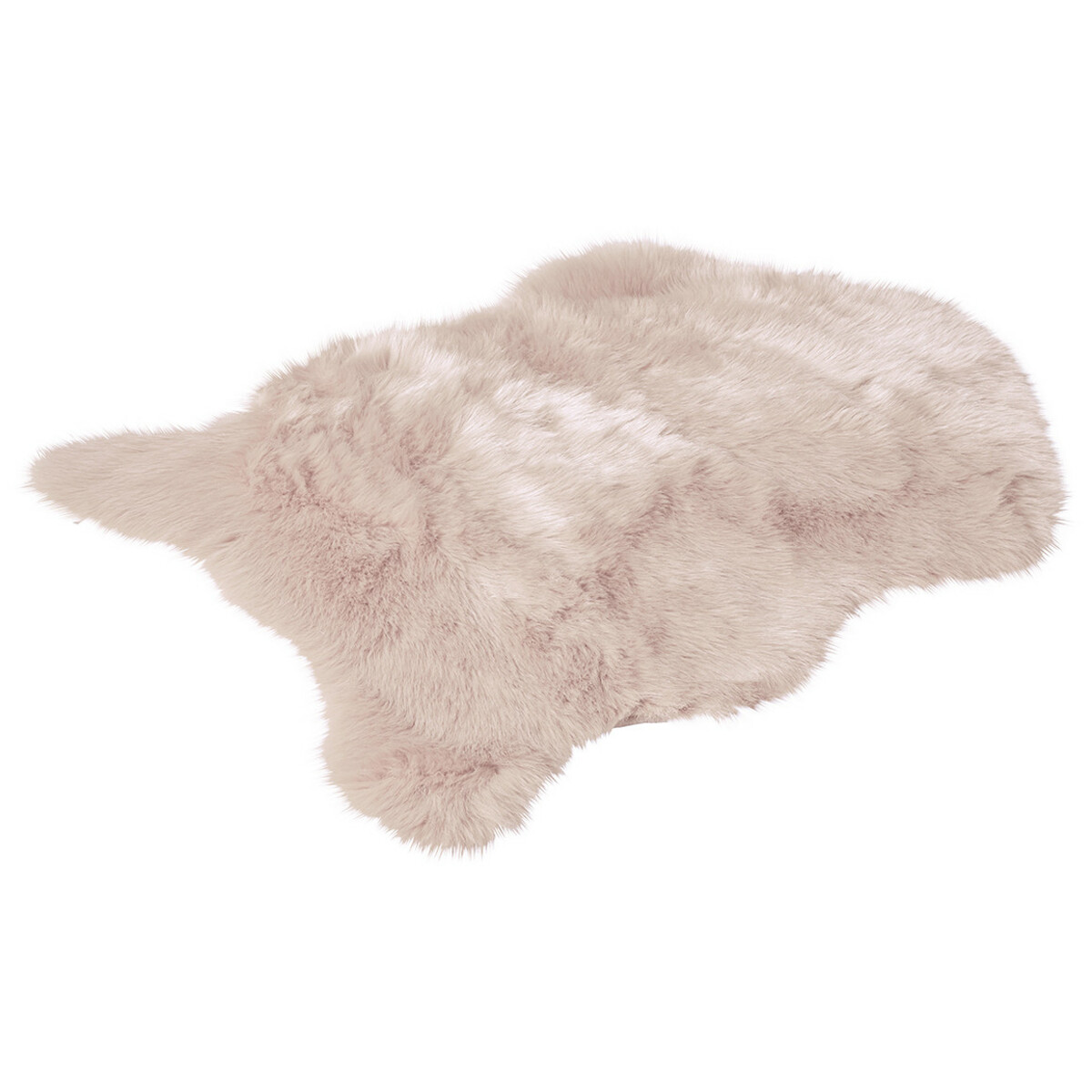 Bild 1 von Kunstfell-Teppich mit langem Flor, creme