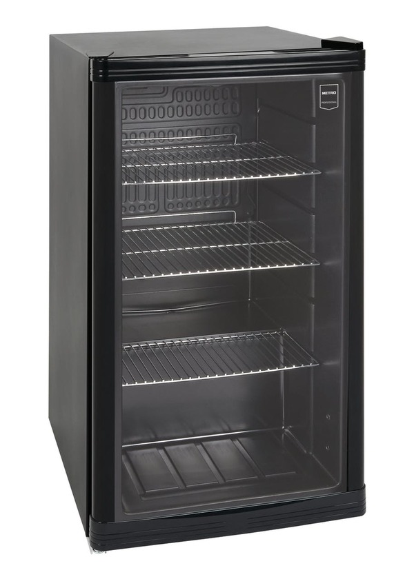 Bild 1 von METRO Professional Mini Glastürkühlschrank GPC1088, 88 l