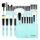 Bild 1 von 32Pcs Makeup Pinsel set, Kosmetikpinsel Lippen Foundation Eyeshadow Gesicht pinsel Augen pinsel Lidschatten Brush with Blau Nylon tasche