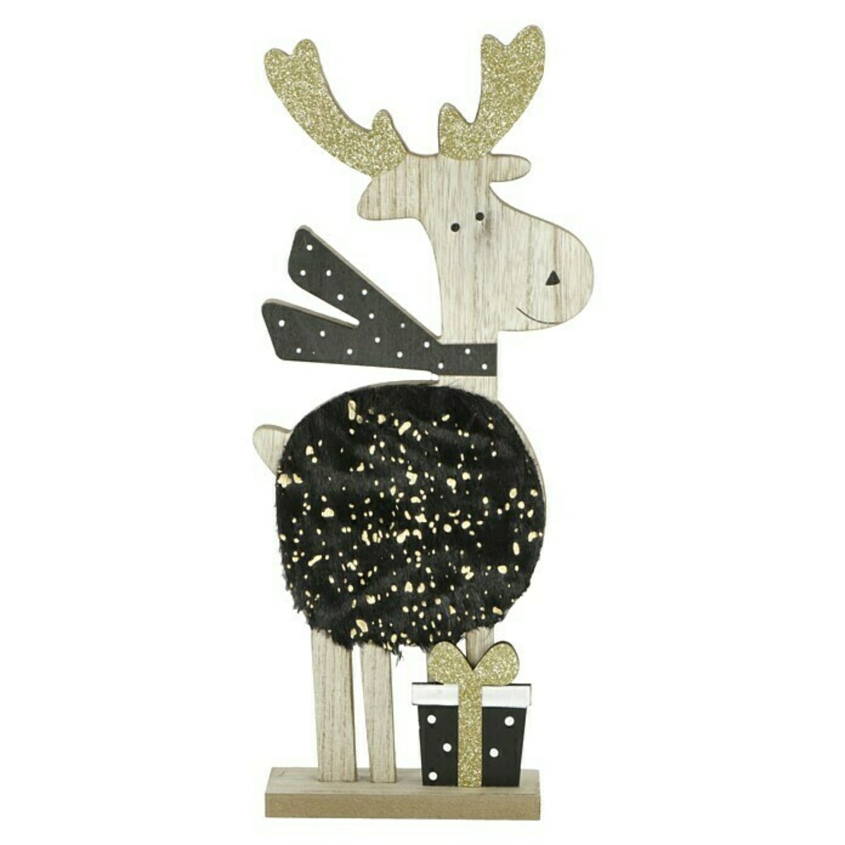 Bild 2 von Dekofigur Hirschaufsteller aus Holz