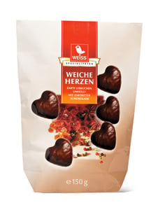 Lebkuchenherzen 'Zartbitter' 150g