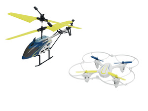 Helikopter / Quadrocopter, mit verschiedenen Funktionen