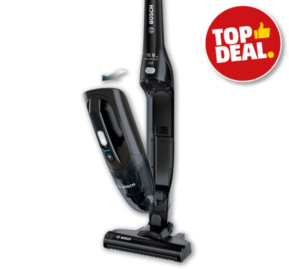 Bild 1 von BOSCH 2-in-1-Akku-Staubsauger BCHF216B*