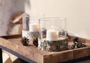Bild 1 von HomeLiving Windlicht "Birke" rustikale Deko aus Birkenrinde, Kerzenglas, Glas, dekorativ