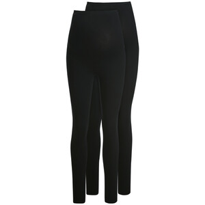 2 Damen Umstands-Leggings im Doppelpack