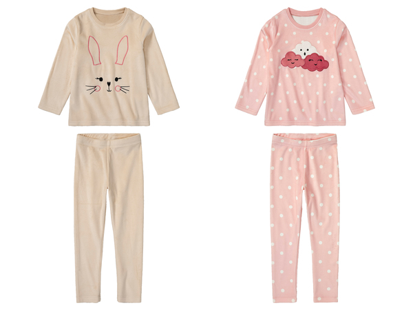 Bild 1 von lupilu® Kleinkinder Pyjama, kuschelig weicher Plüsch