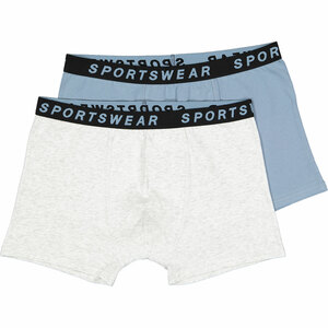 Sportswear Herren-Boxershorts 2er-Pack, Grau, M