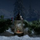 Bild 3 von Konstsmide LED-Schneelaterne mit Weihnachtsbäumen