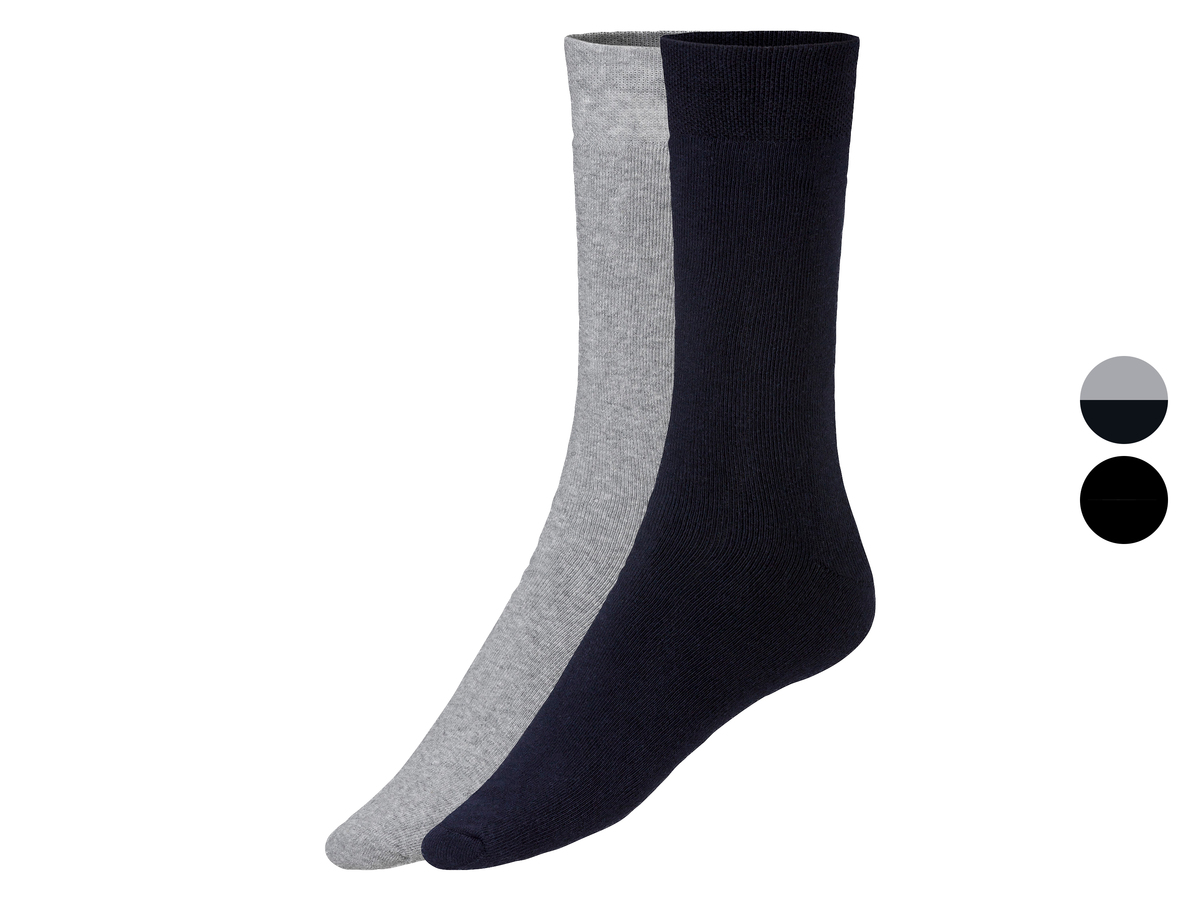 Bild 1 von LIVERGY® Herren Thermosocken, 2 Paar, mit hohem Bio-Baumwollanteil