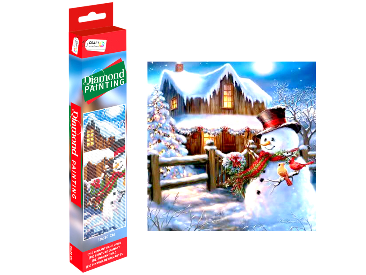 Bild 1 von Weihnachts-Bastelset 'Diamantenmalerei'  versch. Ausführungen