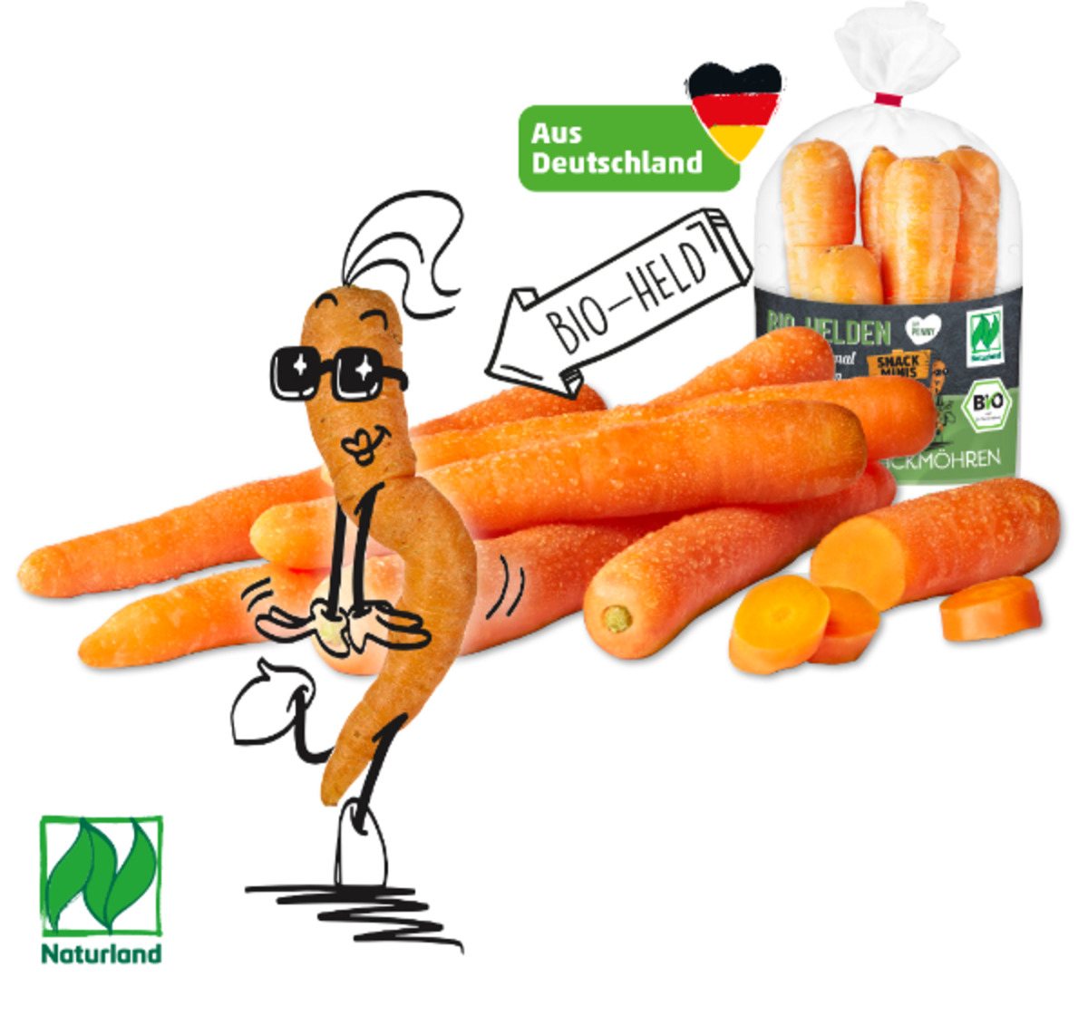 Bild 1 von NATURGUT Deutsche Bio-Snackmöhren