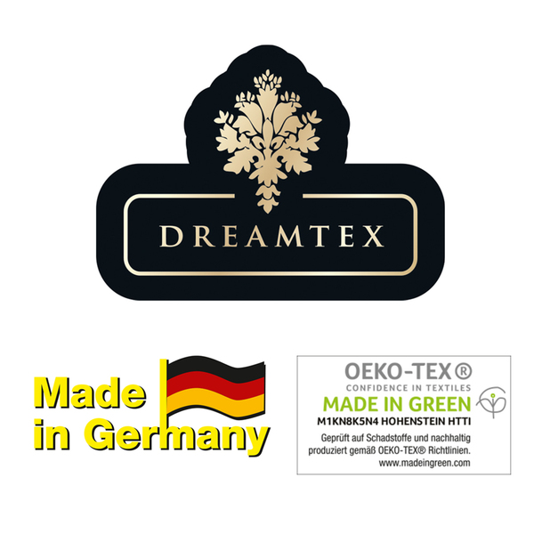 Bild 2 von DREAMTEX wasserdichtes Feinbiber-Spannbetttuch, ca. 90 x 190 - 100 x 200 cm, Offwhite