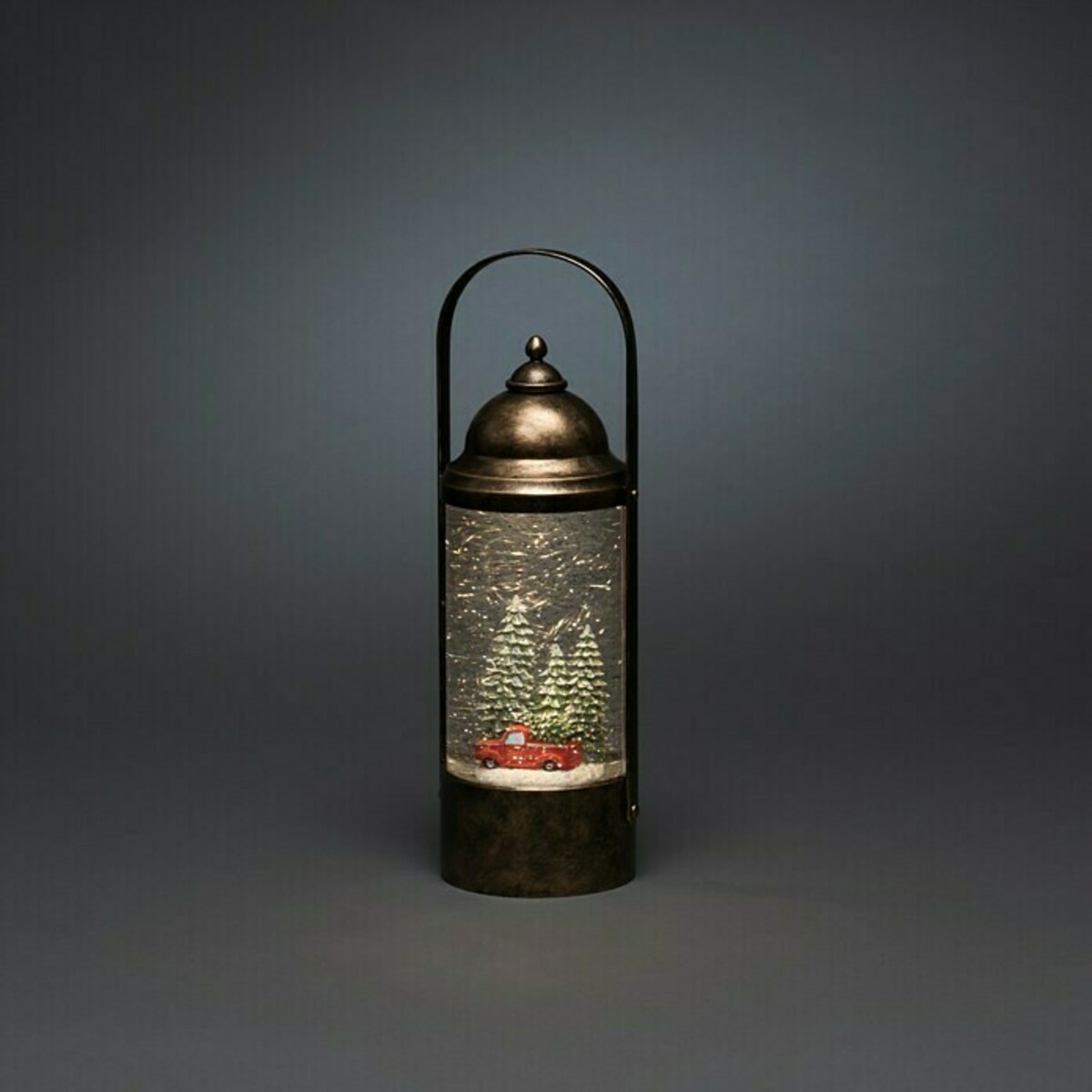 Bild 1 von Konstsmide LED-Schneelaterne mit Weihnachtsbäumen