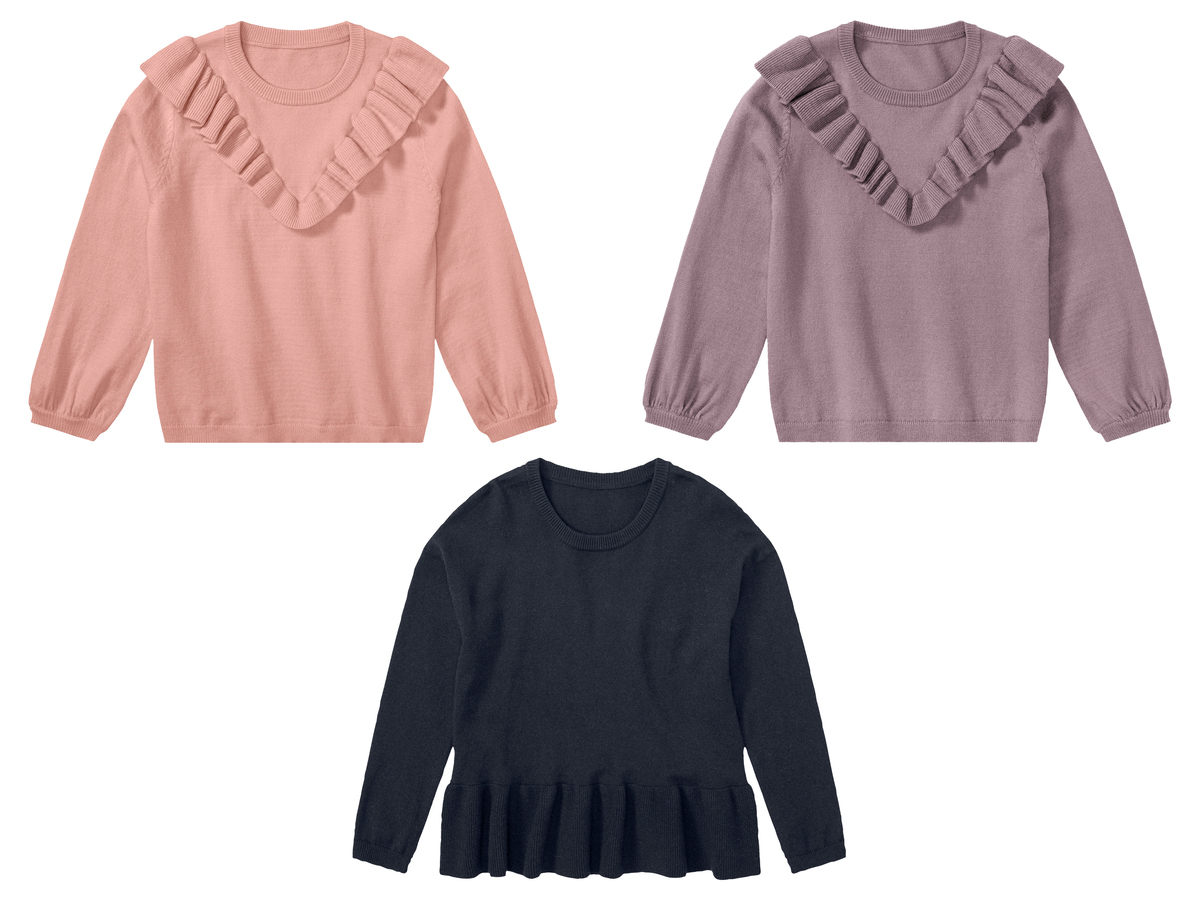 Bild 1 von lupilu® Kleinkinder Mädchen Strickpullover mit Viskose
