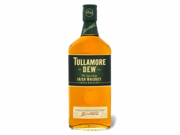 Bild 1 von Tullamore Dew Irish Whiskey Triple Distilled 40% Vol