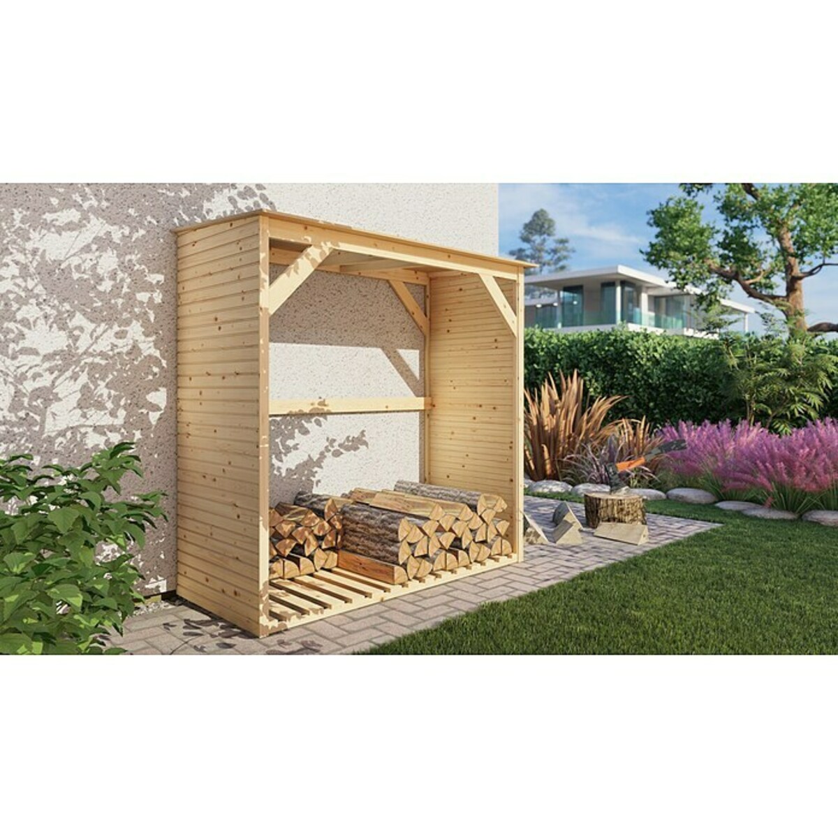 Bild 2 von Bertilo Kaminholzregal Fire 2