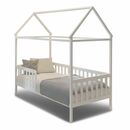 Bild 1 von Coemo Kinderbett, Hausbett HOME 80x160 cm, mit Dachgestell und Rausfallschutz