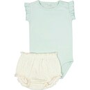 Bild 1 von Baby-Kleidungset, Hellgrün/Sandfarben, 56