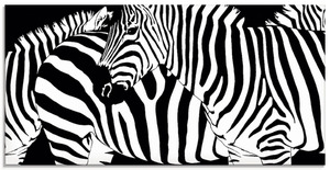 Artland Glasbild "Zebrastreifen", Wildtiere, (1 St.), in verschiedenen Größen