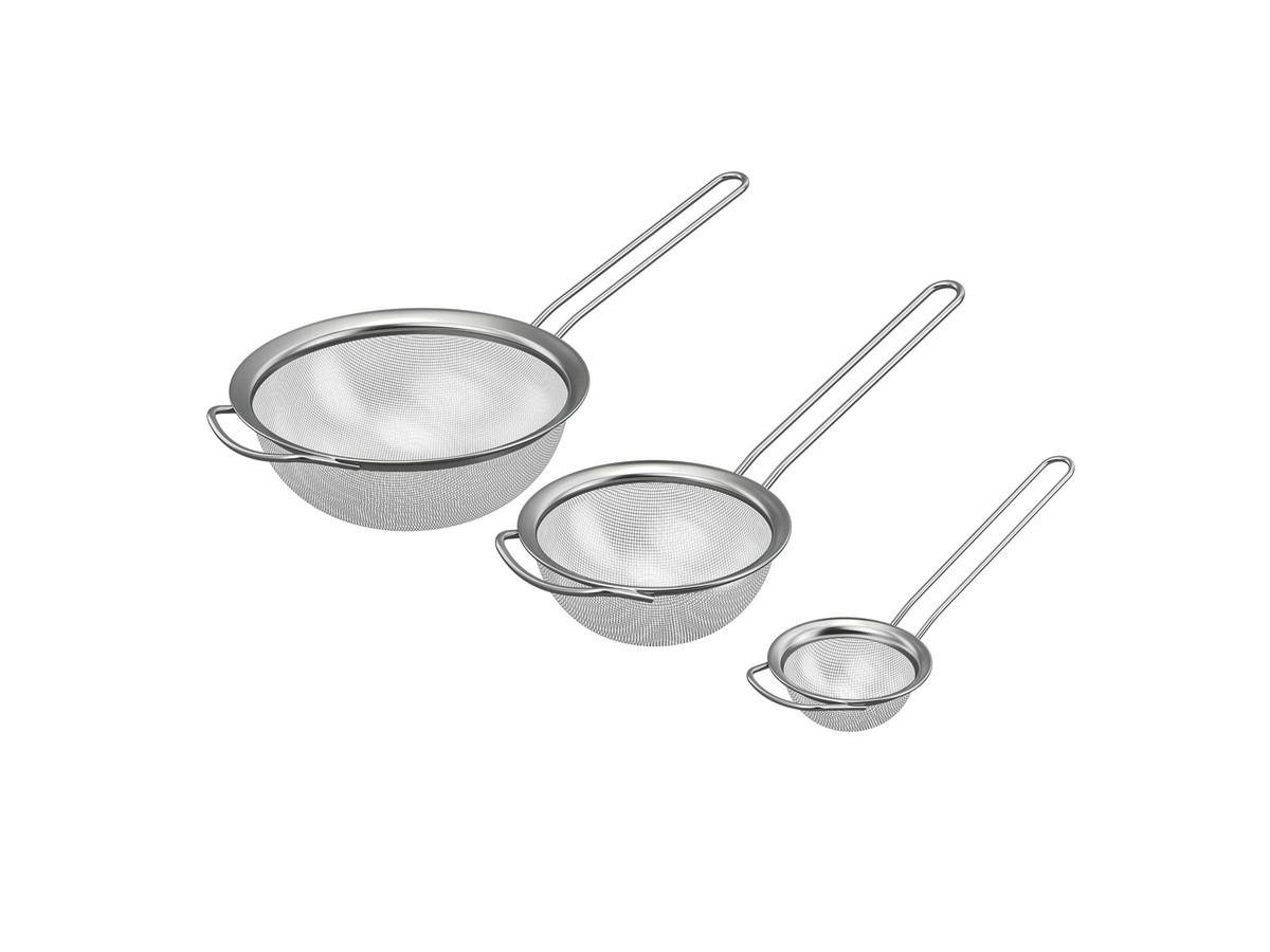 Bild 1 von ERNESTO® Küchensieb-Set, 3 Stück, aus Edelstahl