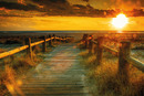 Bild 1 von Papermoon Fototapete "Sunset Beach"