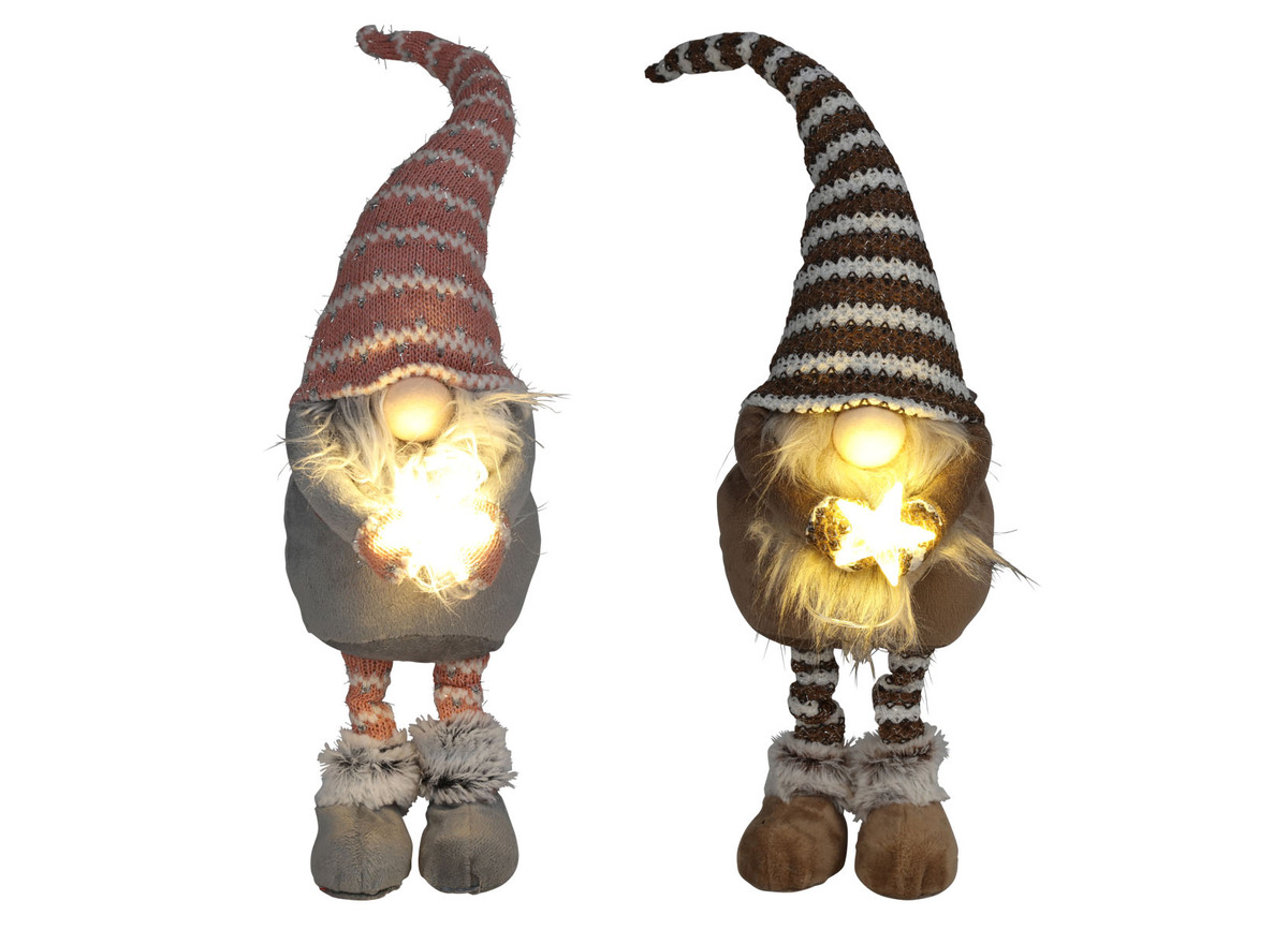 Bild 1 von Weihnachtswichtel mit LED-Stern 50cm