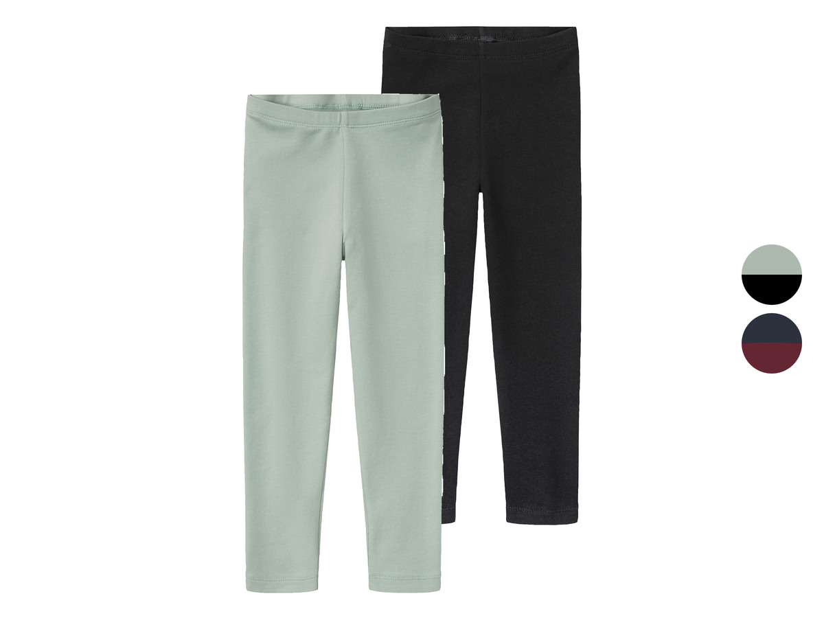 Bild 1 von lupilu® Kinder Thermoleggings, 2 Stück, mit hohem Baumwollanteil