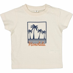 Baby-T-Shirt, Sandfarben, 68