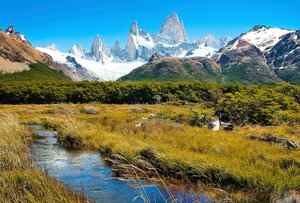 Papermoon Fototapete "Berge in Patagonien"