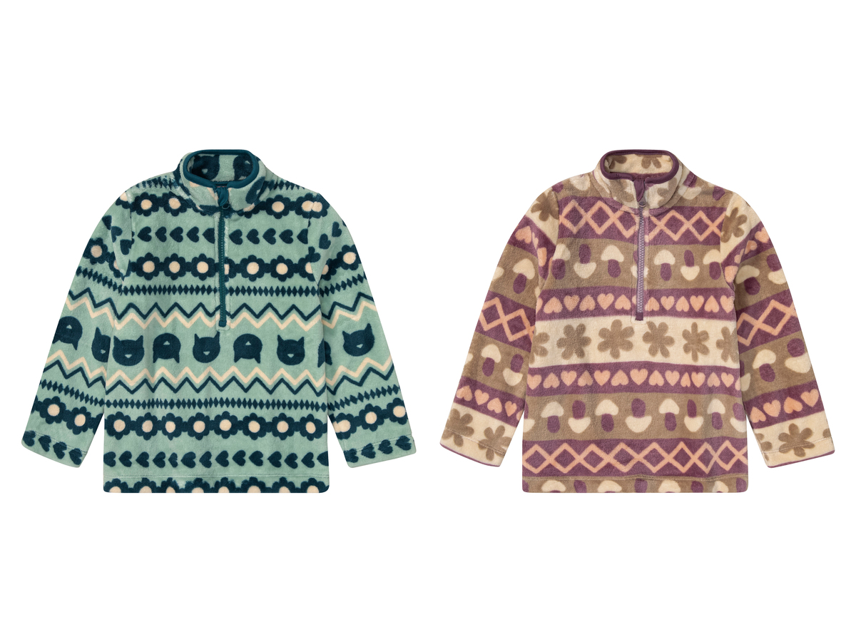 Bild 1 von lupilu® Kinder Fleecepullover, mit Norwegermuster