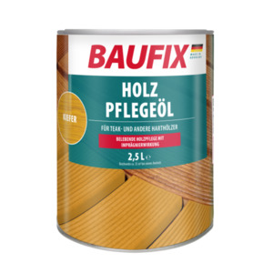 BAUFIX Holz-Pflegeöl kiefer seidenmatt, 2.5 Liter, Holzpflege