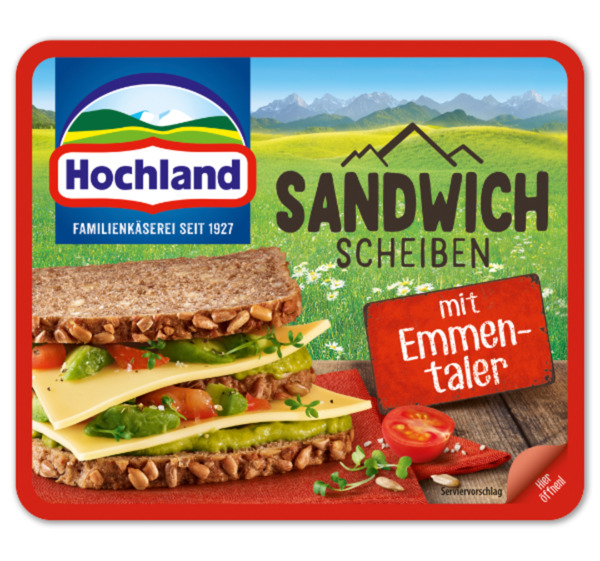 Bild 1 von HOCHLAND Sandwich­­scheiben