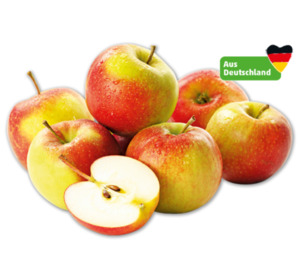 Deutsche rote Äpfel