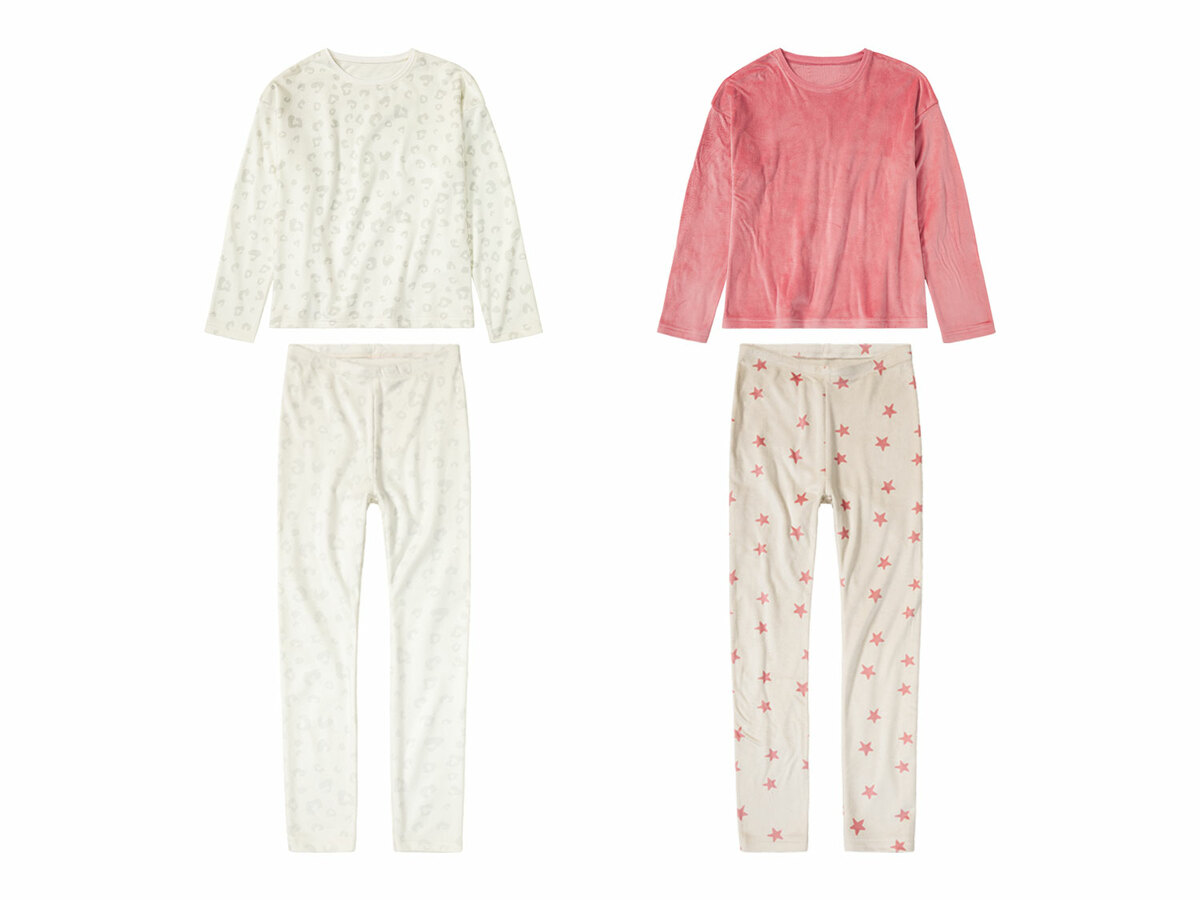 Bild 1 von pepperts!® Kinder Plüsch Pyjama mit Rundhalsausschnitt