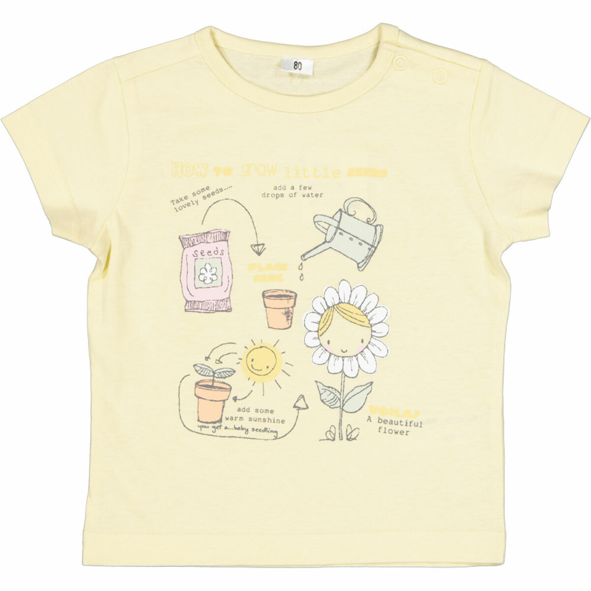 Bild 1 von Baby-T-Shirt, Hellgelb, 68