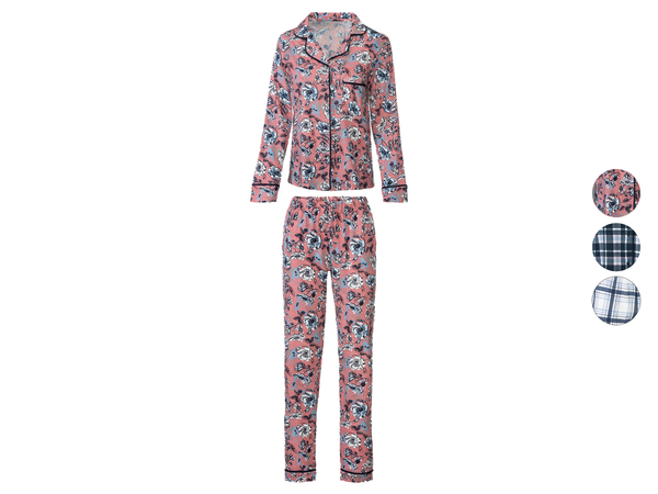 Bild 1 von esmara® Damen Flanell-Pyjama mit Reverskragen