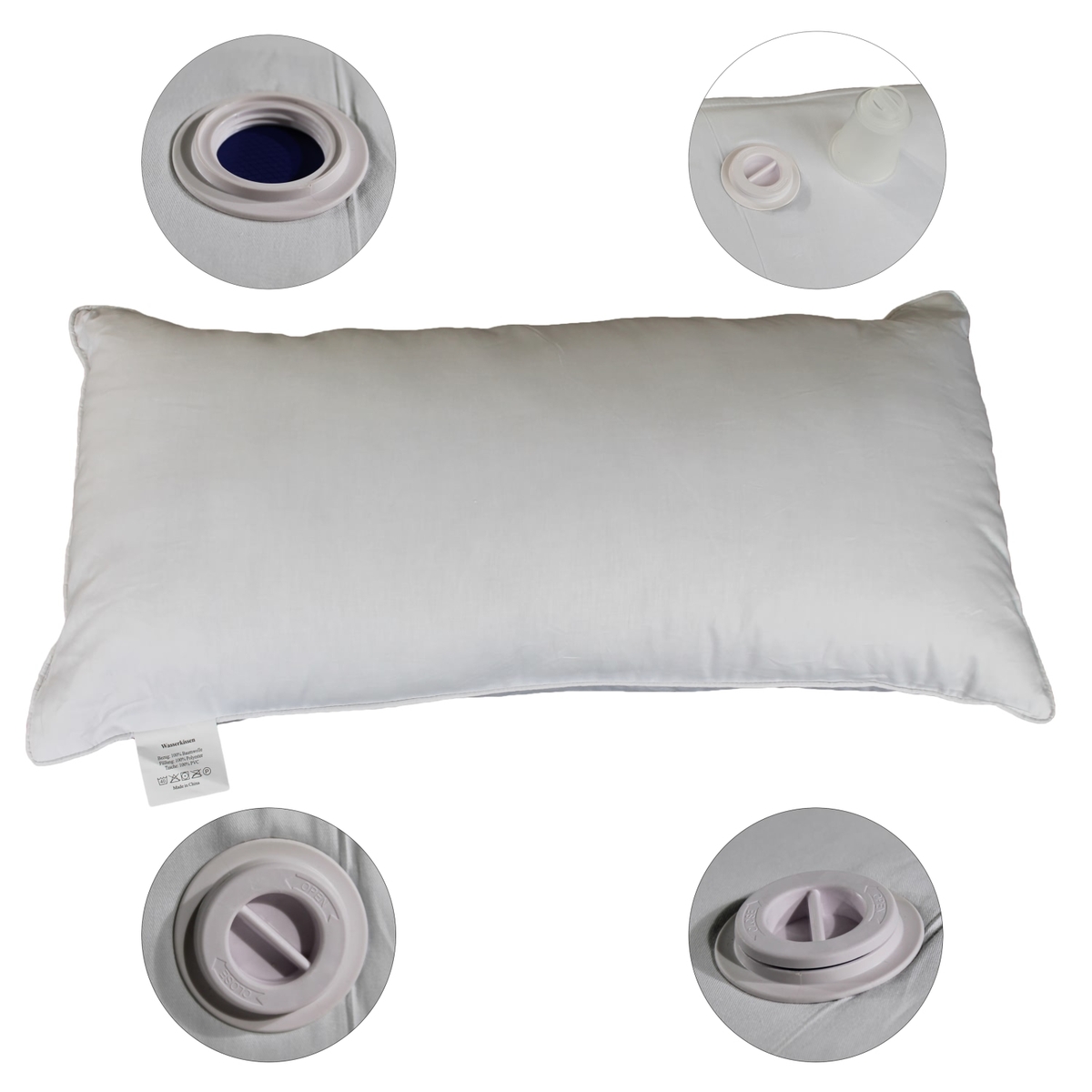 Bild 4 von TOP MULTI Wasserkissen 40x80 cm Nackenkissen Stützkissen